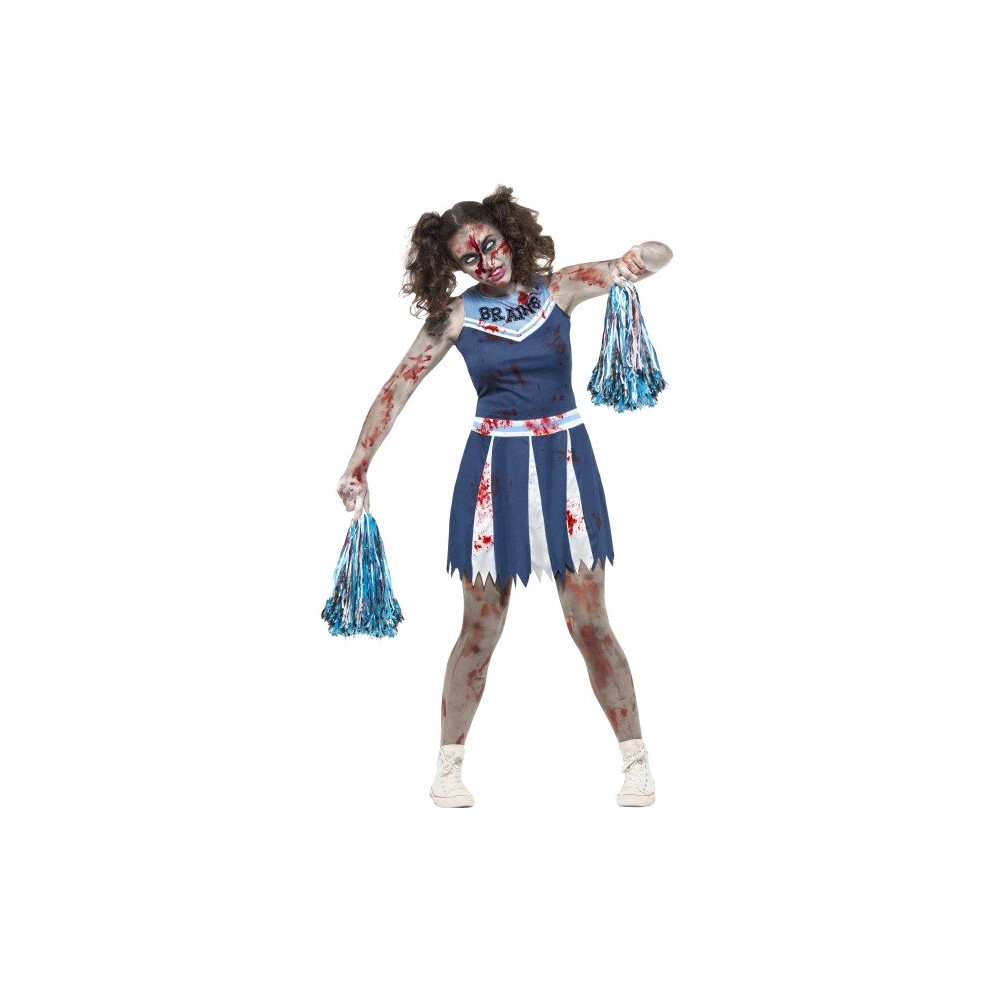 14 Years Ladies Zombie Cheerleader Costume -  costume zombie cheerleader fancy dress halloween ladies teen smiffys horror teenage adult