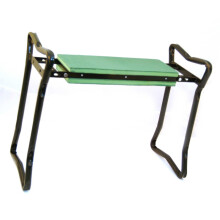 Folding Garden Kneeler &amp; Seat -  garden kneeler seat portable foam padded stool folding chair gardening green blade