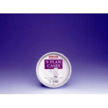 6" Pack Of 9 Foil Flan Case - foil flan 6 caroline baking case 9 cases food tins cooking storage 8 pick quantity