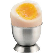 Set Of 4 Stainless Steel Egg Cups - Zodiac Sunnex Footed - egg stainless steel set 4 cups zodiac sunnex footed