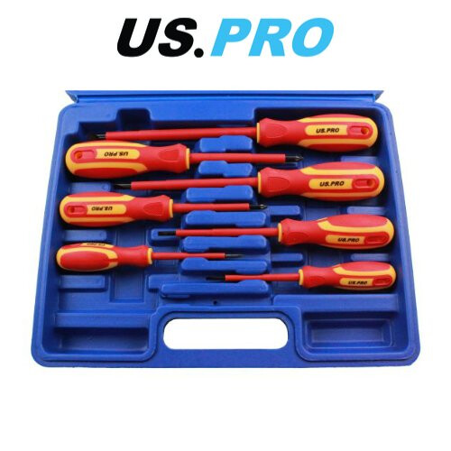 us pro US PRO 7pc Insulated Electricians Screwdriver Set 1606