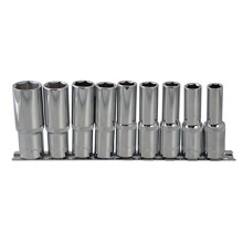 Blue Spot 01541 9 Piece 1/2 Inch Deep Metric Sockets - Socket Set Drive Square -  deep socket set metric 9 drive square 12in bluespot tools 01541