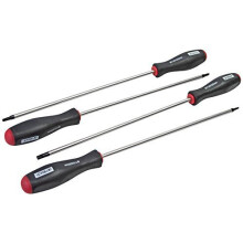 4pc Long Reach Torx Screwdriver Set - T15 T30 Magnetic 250mm Blade Tip Amtech -  long reach torx screwdriver set t15 t30 magnetic 4pc 250mm blade tip