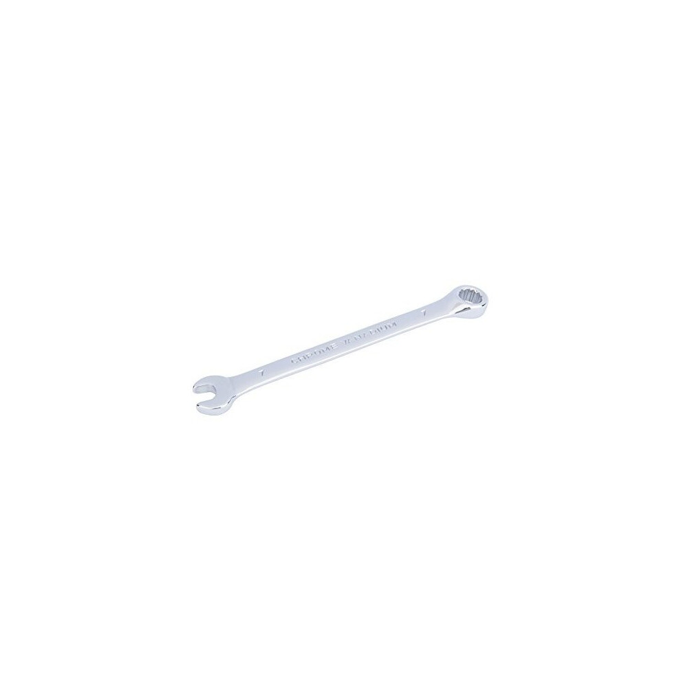 Blue Spot 05202 7Mm Fully Polished Chrome Vanadium Spanner - Spanner Chrome Combination Vanadium Metric 6Mm 32Mm Blue Spot 7Mm Polished Spanners 5028734052022