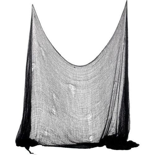 Smiffy's Halloween black sheet decoration 300 x 75 cm