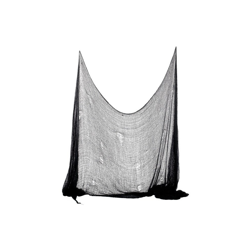 Smiffy's Creepy Cloth, 75 x 300cm - Black - Cloth Dress Fancy Halloween Party -  creepy cloth dress fancy halloween party black decoration adult