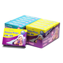 Pretty Cherubs 200pc Fragranced Nappy Bags | Pink Tie Handle Nappy Sacks