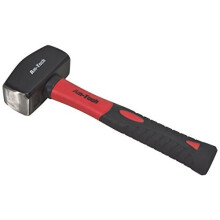 1kg Club Hammer - Fibreglass Shaft - Lump Rubber Handle -  club hammer fibreglass shaft 1kg lump rubber handle
