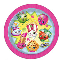 Gemma 8 Shopkins 23cm Paper Plates - shopkins party plates birthday tableware napkins cups 8