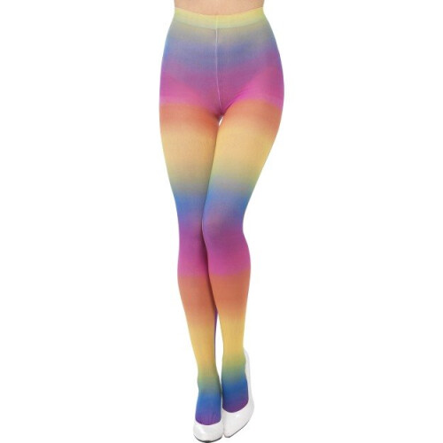 Smiffy's Women's rainbow opaque tights