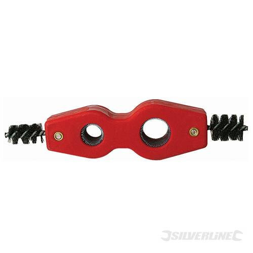 15 & 22mm Pipe Cleaner & Deburrer Silverline 367970 Copper pipe