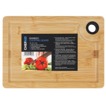 28cm x 20cm x 1.5cm Chef Aid Bamboo Chopping Board -  chef aid bamboo board x various sizes chopping 28cm 20cm 15cm free 28x20
