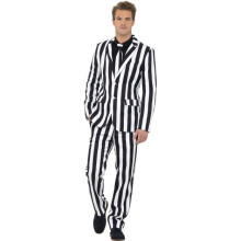 Smiffy's Adult Men's Humbug Print Suit, Stand Out Suits, Jacket, Trousers And -