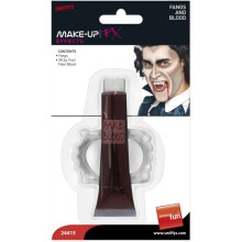 Smiffy's Blood N Fangs Vampire Halloween Fancy Dress Accessory 24415 - Unisex Adult