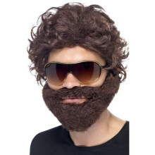 Smiffy's Stag Do Kit - kit stag do smiffys wig beard fancy dress brown