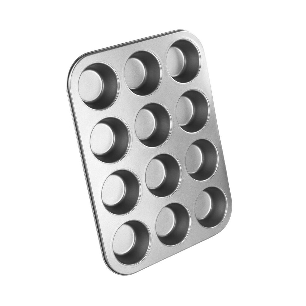 Chef Aid Non-stick Muffin Pan - Non Stick Tray Cup 12 Cupcake 10e10286 -  non stick muffin tray cup chef aid 12 cupcake 10e10286
