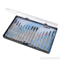 Silverline Jewellers Precision Screwdriver Set 16pce 16pce - 633888 - set screwdriver 16pce jewellers silverline 633888 precision