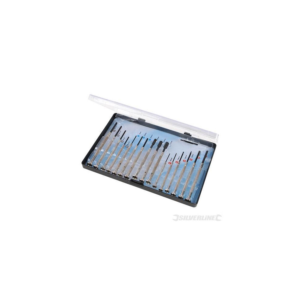 Silverline Jewellers Precision Screwdriver Set 16pce 16pce - 633888 -  set screwdriver 16pce jewellers silverline 633888 precision-image-OPC-PCJQWK-NEW