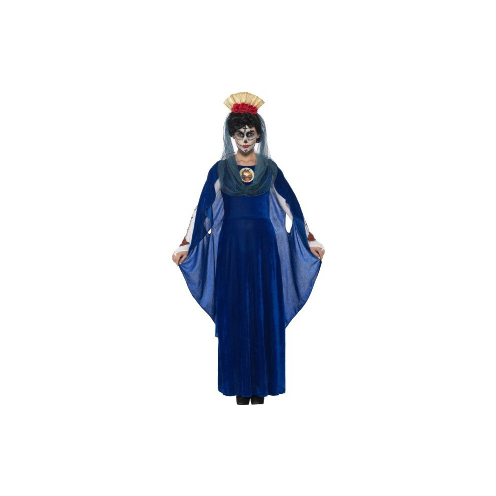 Smiffy's 44934l Women's Day Of The Dead Sacred Mary Costume (large) -  costume day dead sacred mary fancy halloween dress ladies adults outfit