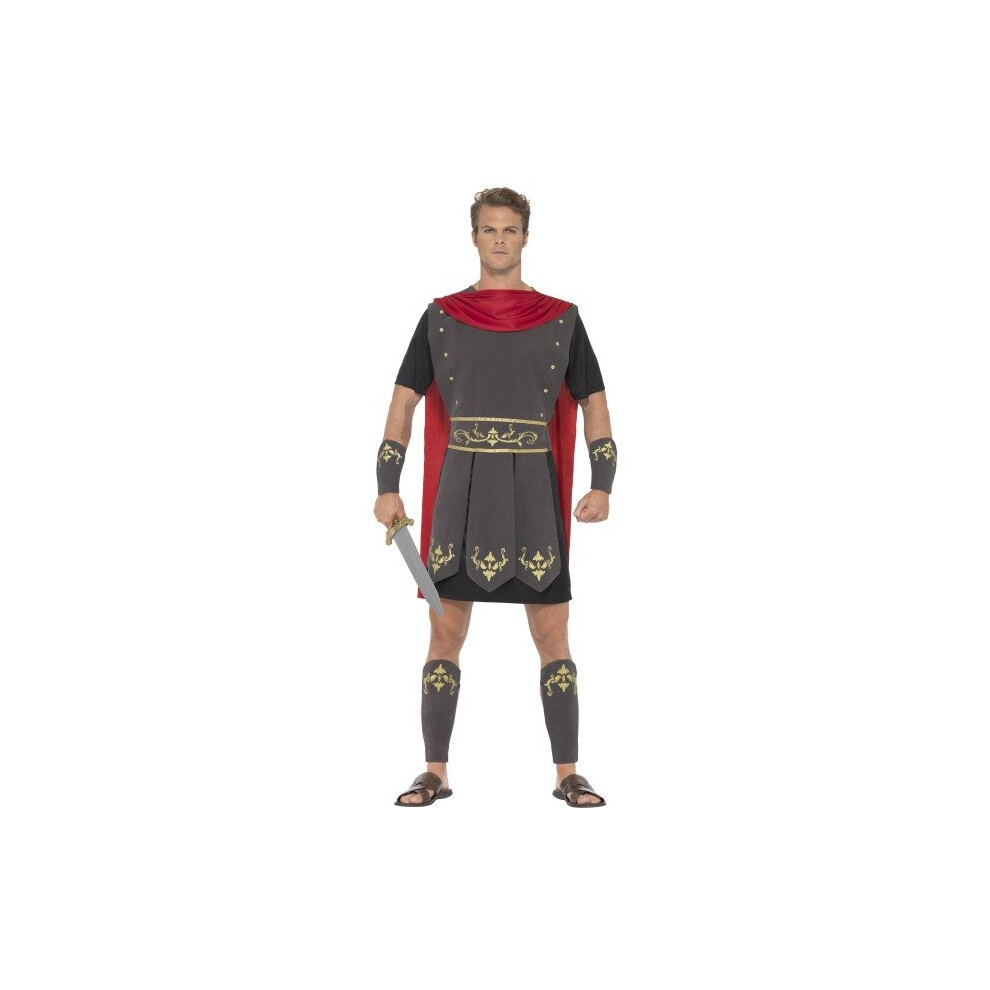 Smiffy's Men's Roman Gladiator Costume (Medium) - Roman Costume Gladiator Fancy Dress Mens Outfit Soldier Warrior Adult Centurion Greek
