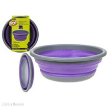 Summit Pop-up Large Purple Folding Washing Up Bowl Basin Collapsible Camping - - bowl folding purple camping pop up caravan large summit collapsible