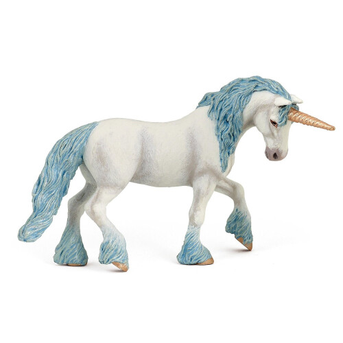 Papo Licorne Magique avec Figurine Bleue