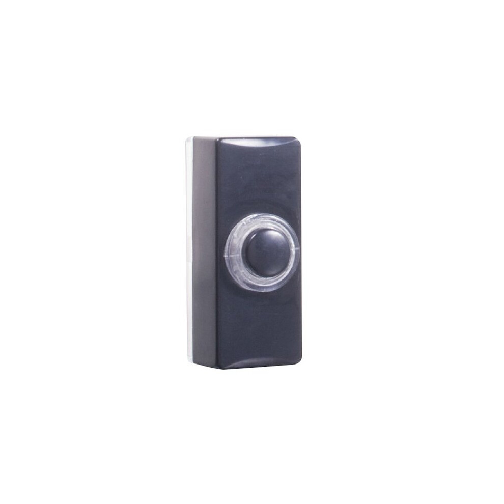Byron 7720 Wired Illuminated Door Bell Push - Black - Plastic Blaze - Push Bell Byron Black 7720 Illuminated Plastic Blaze 5013529772001