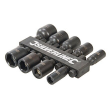 Silverline Magnetic Nut Driver Set 9pce 5 ? 12mm - Metric 855189 5 -  nut driver set magnetic silverline metric 9pce 855189 512mm