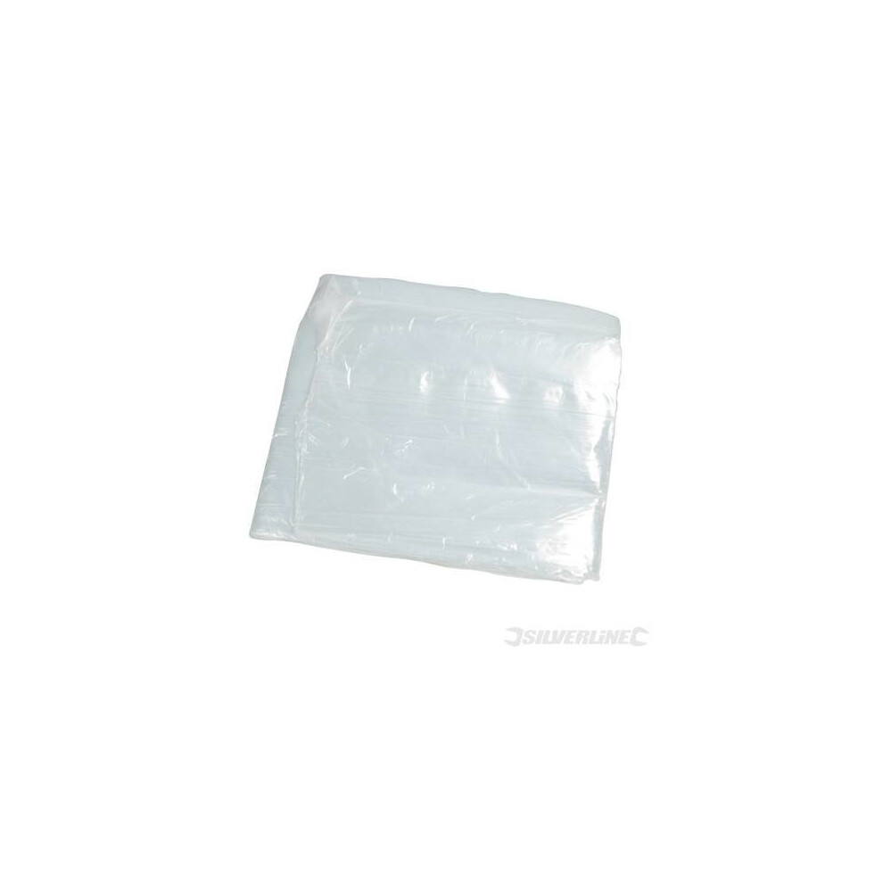 Silverline Polythene Dust Sheet 3.6 x 2.7m (12' x 9') Approx - 27m 36 633539 -  x sheet dust polythene silverline 27m 36 633539 decorating