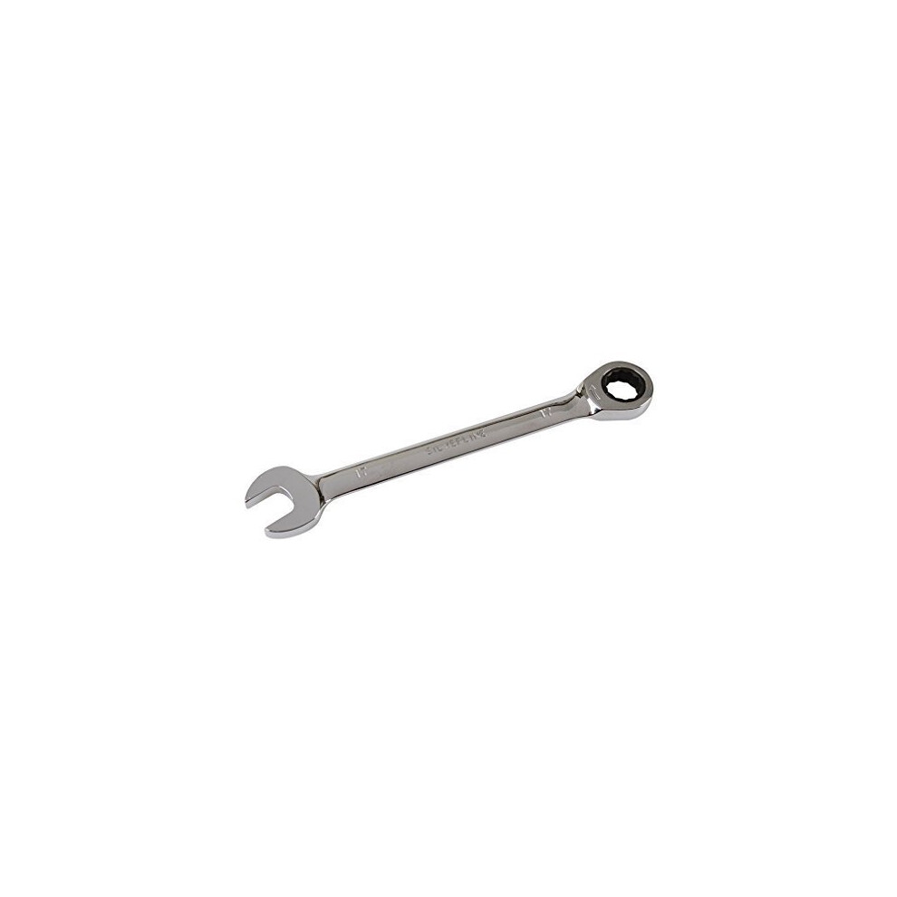 Silverline Fixed Head Ratchet Spanner 17mm - Combination -  spanner ratchet fixed head silverline 17mm combination