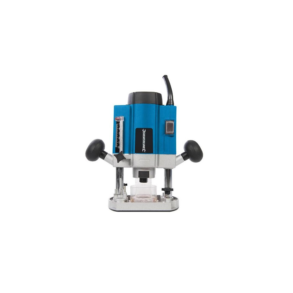 Silverline Diy 1020w Plunge Router 1/4" 1020w - 14 Woodwork 40mm Depth 329863 -  plunge silverline diy 1020w router 14 woodwork 40mm depth 329863