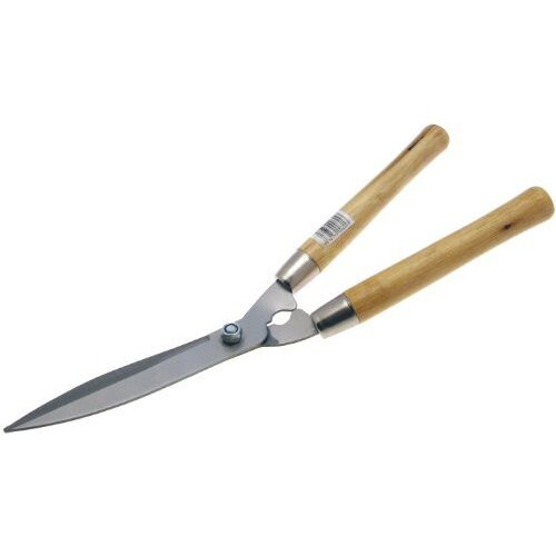 Garden Shears - Wooden Handle - Steel Grass Shrubs Amtech Cutting Hedges Blade - shears garden wooden handle steel grass shrubs amtech cutting