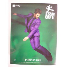 Medium Men's Purple Suit - Out Stand Mens Fancy Dress Costume Stag Party Outfit - out stand mens suit fancy dress costume purple stag party outfit