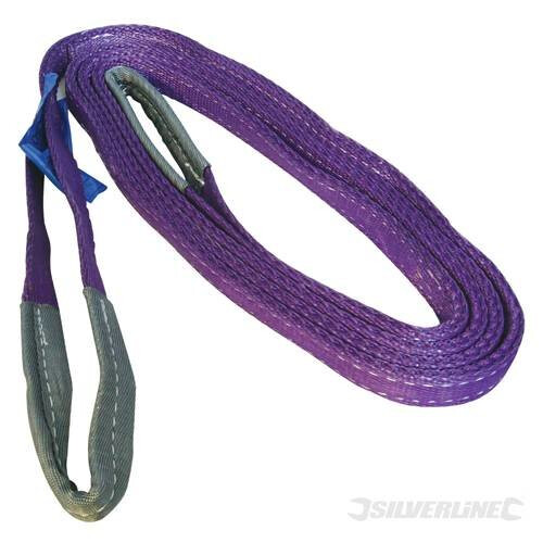 Silverline Cargo Sling 1 Tonne 3m - 675198 Lifting Webbing 2 High ...