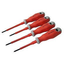 4pc Screwdriver Set - Screwdriver Set Slotted Phillips Amtech Insulated New - 4pc screwdriver set slotted phillips amtech insulated new cabinet