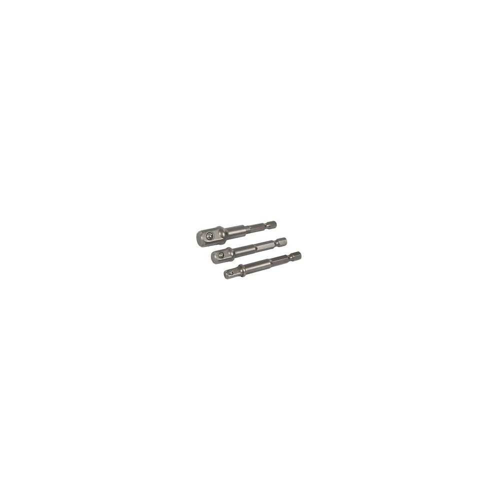 3pc Socket Driver Set - 14 Silverline 38 12 3pce Hex Shank 819713 Impact Drill -  set socket driver 14 silverline 38 12 3pce hex shank 819713 impact