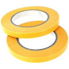 Modelcraft - Precision Masking Tape 6mm x 18m Twin Pack - 2 Rolls - masking tape x 6mm precision 2 pack modelcraft 18m twin rolls