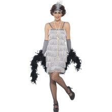 Smiffy's 44671s Women's Flapper Costume (small) - Ladies Fancy Dress 1920s - costume flapper ladies fancy dress 1920s charleston gatsby womens