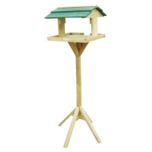 Redwood Bb-bh303 Wooden Bird Table - Traditional Garden Feeder Feeding Free -  wooden bird table traditional garden feeder feeding free standing