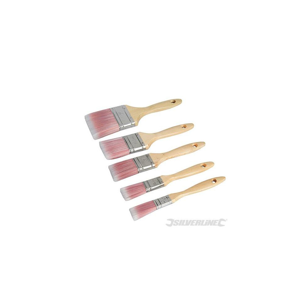 Silverline Synthetic Brush Set 5pce 5pce - Paint 282408 -  synthetic 5pce brush set silverline paint 282408