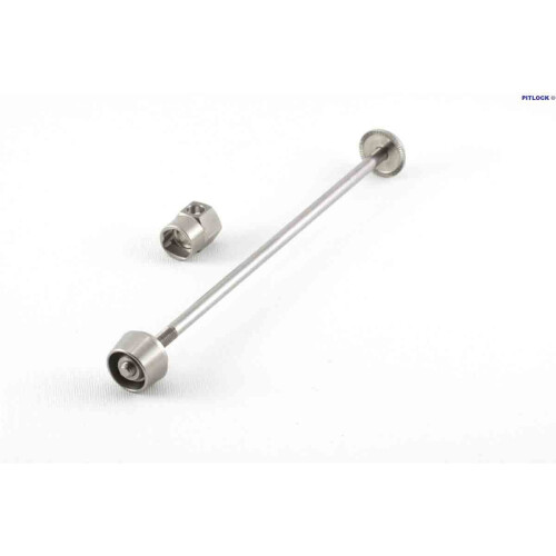 Pitlock Pitlock Rear Wheel Only - Set 05 155mm Silver -  pitlock set 05 rear wheel 155 mm silver