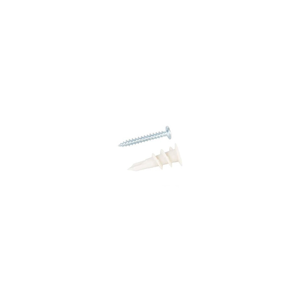 Fixman 475004 Self-Drill Fixings, Silver, Set Of 100 Piece - Selfdrill Fixings - Fixman Selfdrill Fixings 100Pk Nylon 475004 12X32mm 5024763162909