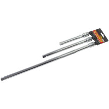 3pc 1/2" Drive Extension Bar Set - 12 6 18 10 Socket Inch Long Amtech Piece - 12 drive extension bar set 6 18 3pc 10 socket inch long amtech piece