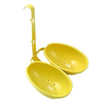 Yellow Double Egg Poacher - Eddingtons Eggs Poached Perfect -  double egg poacher eddingtons eggs poached perfect yellow