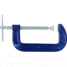 Blue Spot 10022 2-inch Fine Thread G-clamp -  clamp 2 g 50mm fine thread heavy duty woodwork steel gclamps