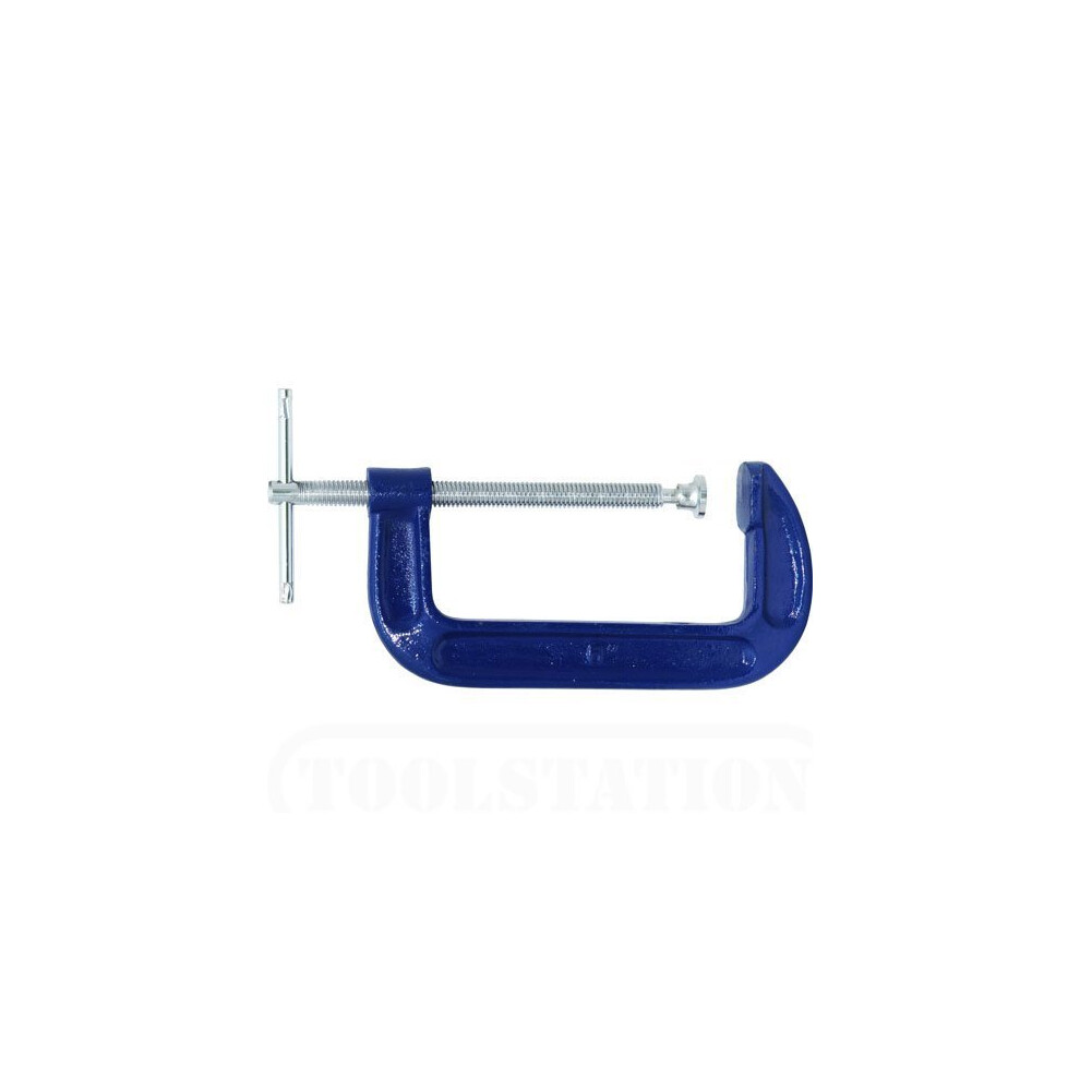 Blue Spot 10022 2-inch Fine Thread G-clamp -  clamp 2 g 50mm fine thread heavy duty woodwork steel gclamps