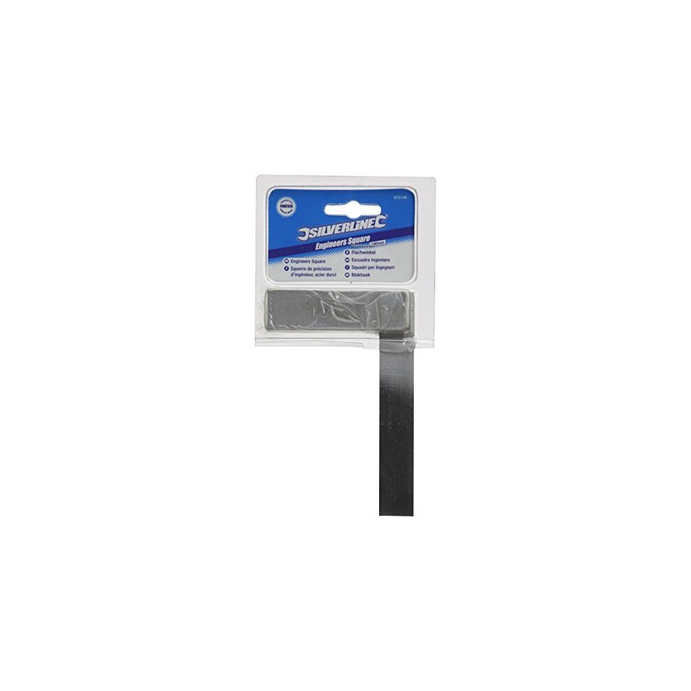 Silverline 675146 Engineers Square, 100mm - Square -  engineers square 100mm silverline 675146