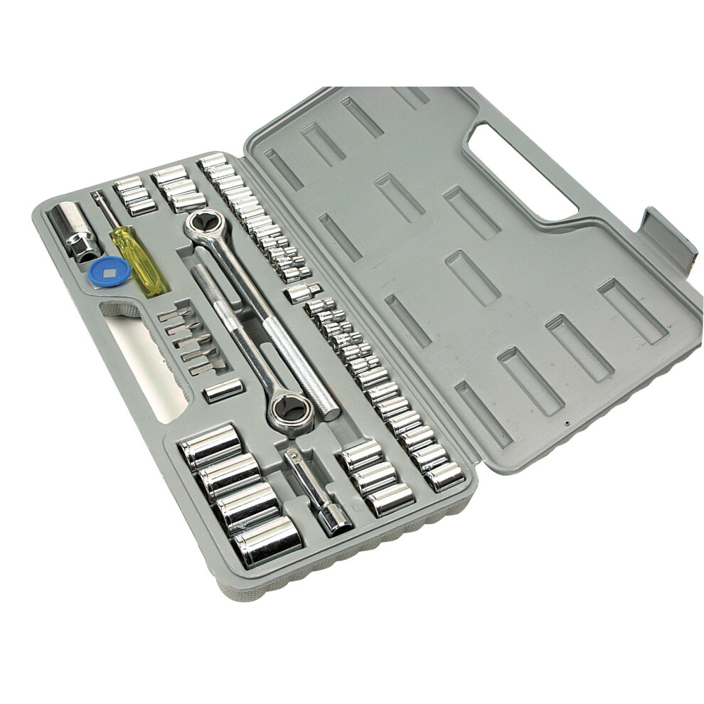 52pc Blue Spot Socket Set - 52 14 38 Drive Metric Af Blue Tools 12in 01746 Piece -  socket set 52 14 38 drive metric af bluespot tools 12in 01746