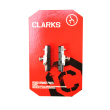 Clarks Road Brake Pads Fits All Major Road Brake Systems, 52mm - Pair 55mm - clarks pair 55mm road caliper brake pads holder bike cycle bicycle shoes
