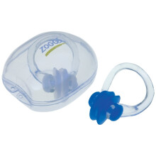 Zoggs Soft Silicone Swim Nose Clip - Swimming Clear -  nose zoggs clip swimming clear